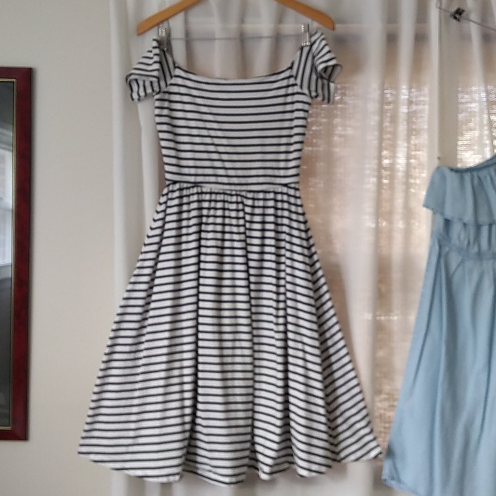 Flattering Off-the-Shoulder Dress